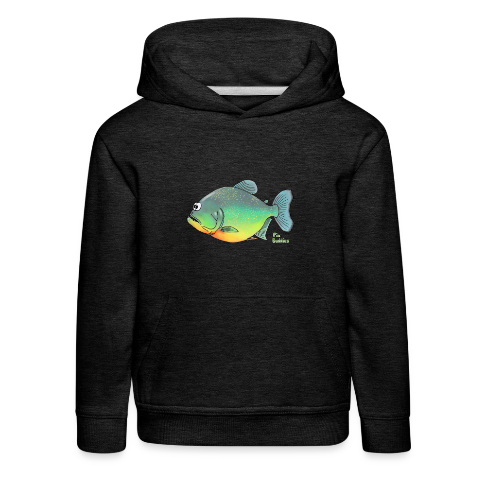 Piranha - Kinder und Jugendliche Premium Hoodie - Anthrazit