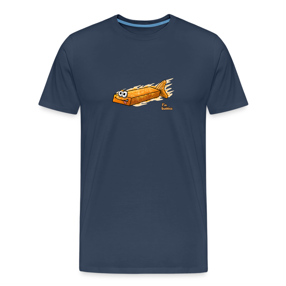 Fischstäbchen - Männer Premium Bio T-Shirt - Navy