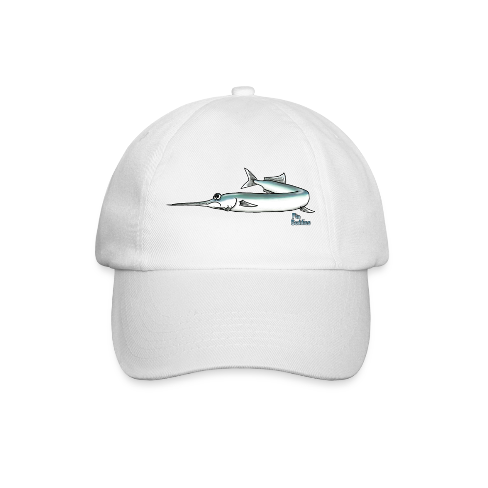 Hornhecht - Baseballkappe - Weiß/Weiß
