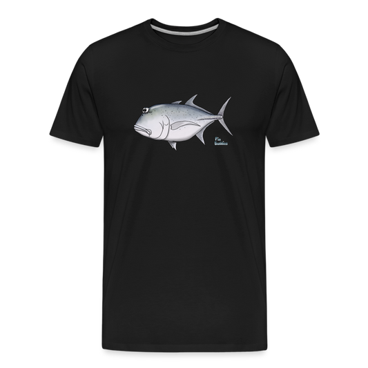 Giant Trevally (GT) - Männer Bio-T-Shirt - Schwarz