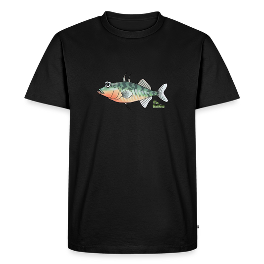 Stichling - Männer Premium Bio T-Shirt - Schwarz