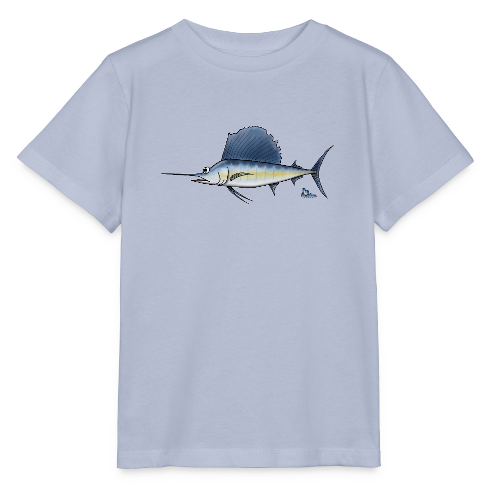 Segelfisch / Sailfisch - Kinder Bio-T-Shirt - Lavendel-Violett