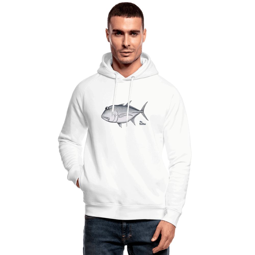 Giant Trevally (GT) - Unisex Bio-Hoodie - Weiß