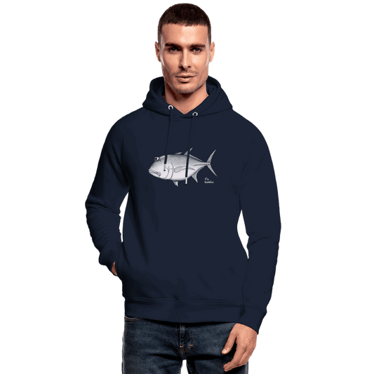 Giant Trevally (GT) - Unisex Bio-Hoodie - Navy