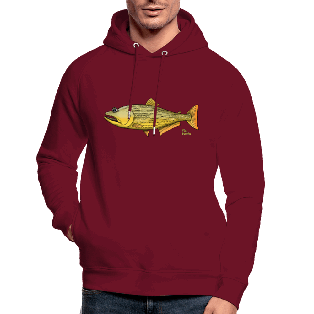 Dourado / Golden Dorado - Unisex Bio-Hoodie - Burgunderrot