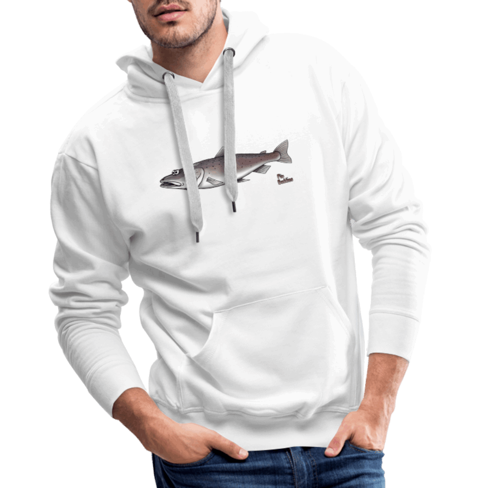 Huchen - Männer Hoodie - Weiß