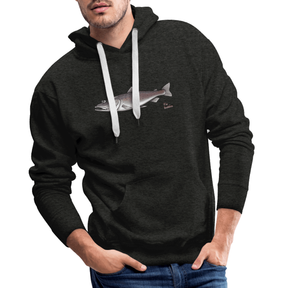 Huchen - Männer Hoodie - Anthrazit