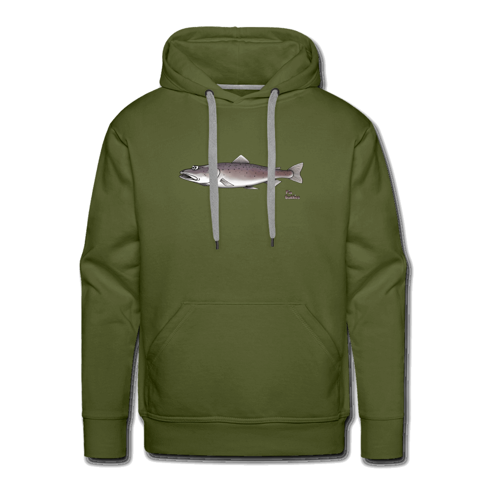 Huchen - Männer Hoodie - Olivgrün