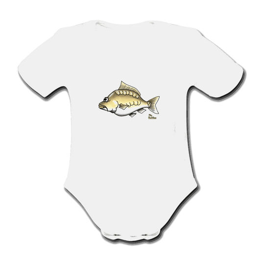 Baby Bio-Kurzarm-Body - Weiß