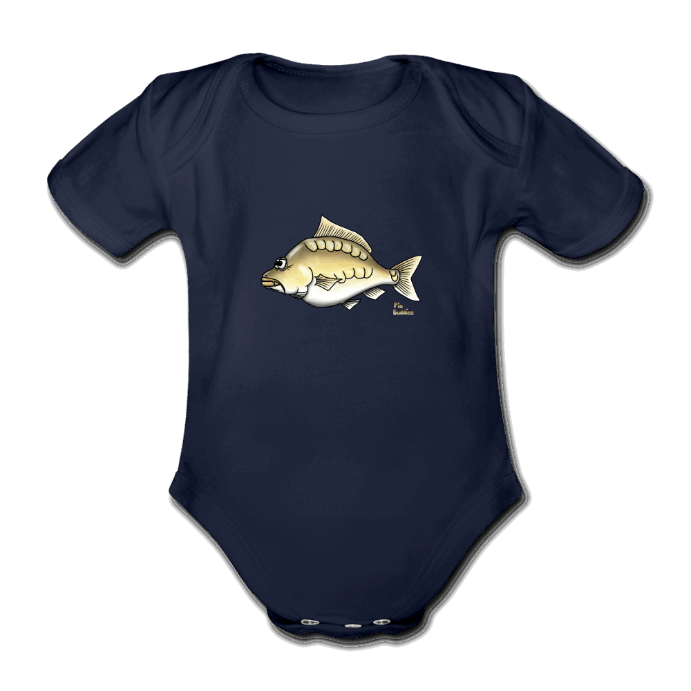 Baby Bio-Kurzarm-Body - Dunkelnavy