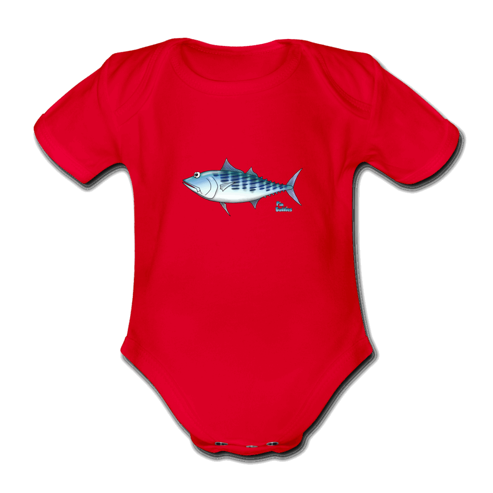 Bonito - Baby Bio-Kurzarm-Body - Rot