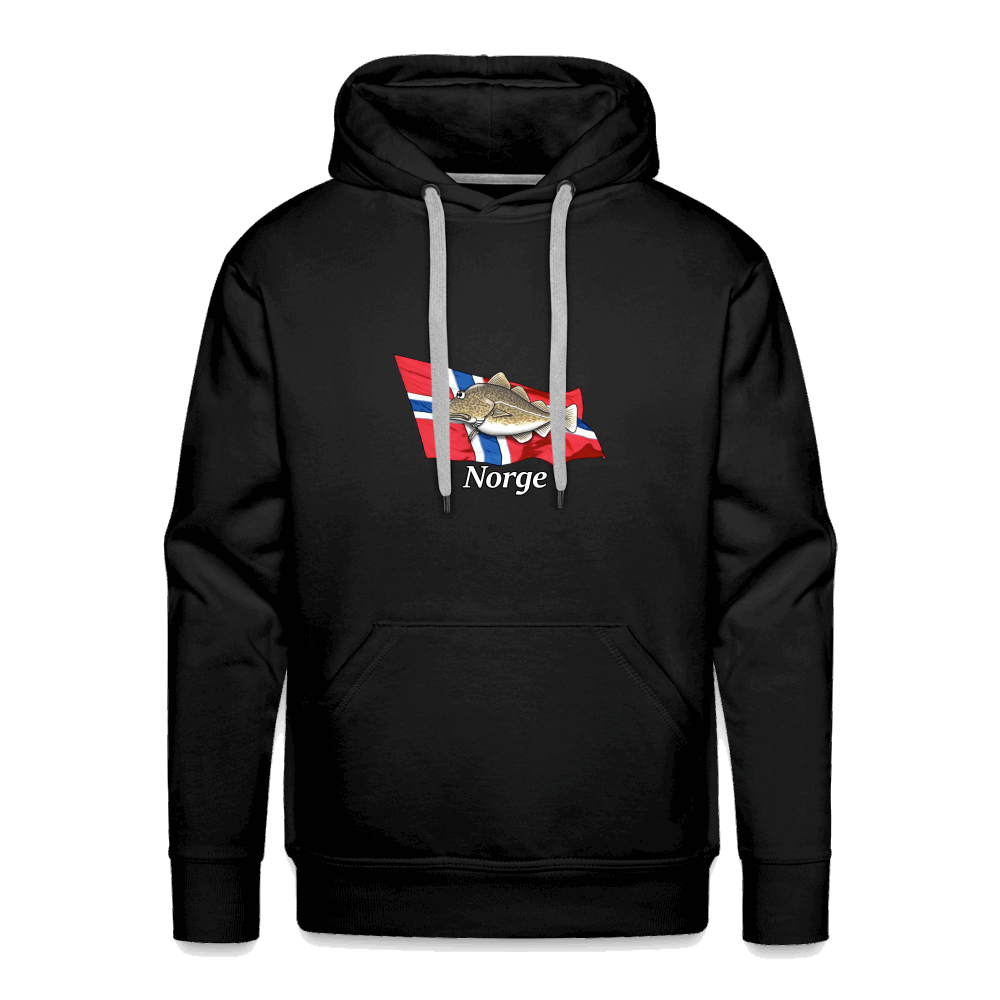 Norge Dorsch - Männer Premium Hoodie - Schwarz