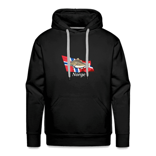 Norge Dorsch - Männer Premium Hoodie - Schwarz