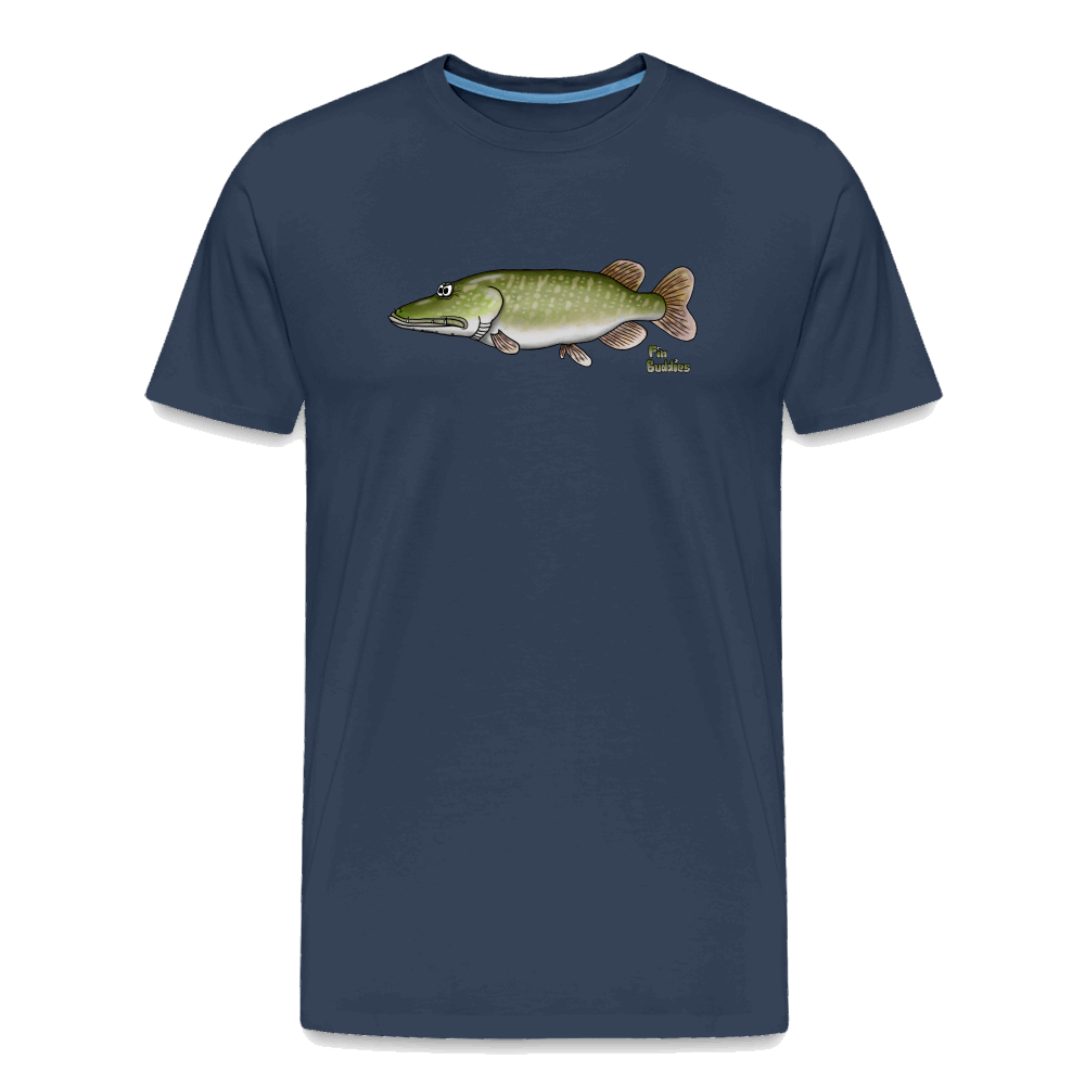 Hecht - Männer Premium Bio T-Shirt - Navy