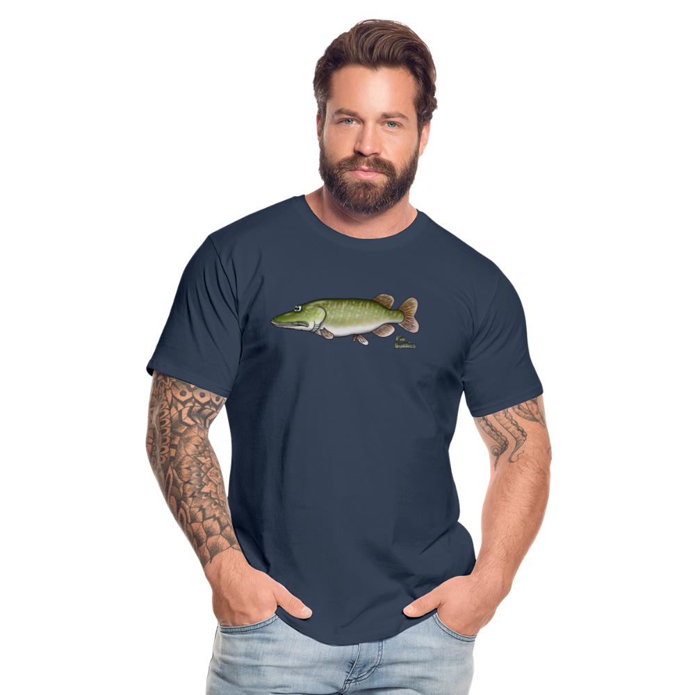 Hecht - Männer Premium Bio T-Shirt - Navy