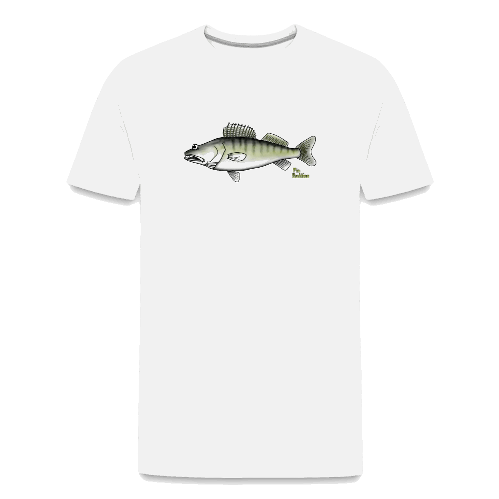 Zander - Männer Premium Bio T-Shirt - weiß