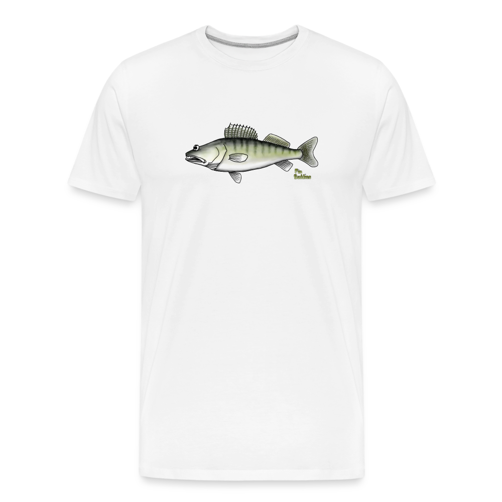 Zander - Männer Premium Bio T-Shirt - weiß