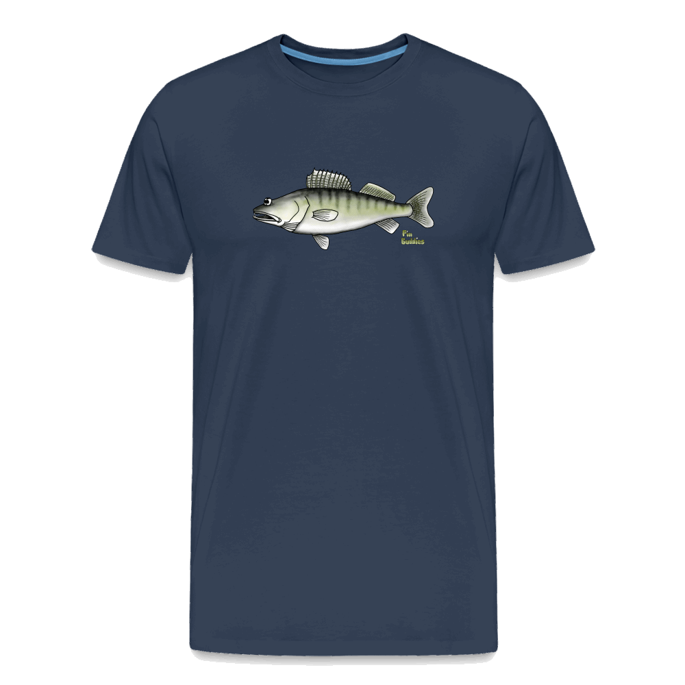 Zander - Männer Premium Bio T-Shirt - Navy