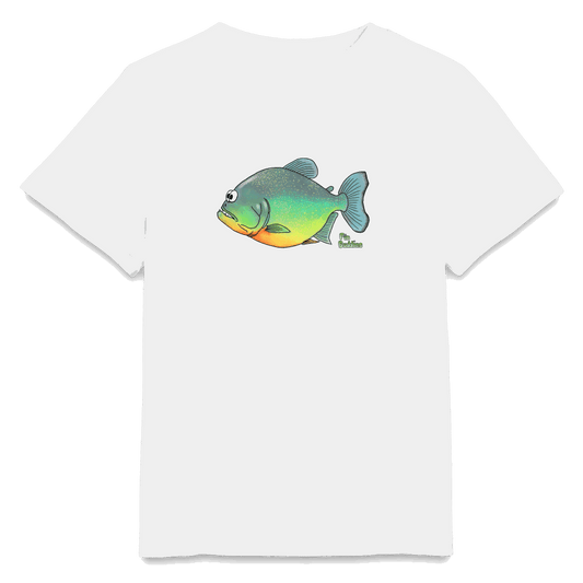 Piranha - Kinder Bio-T-Shirt - Weiß