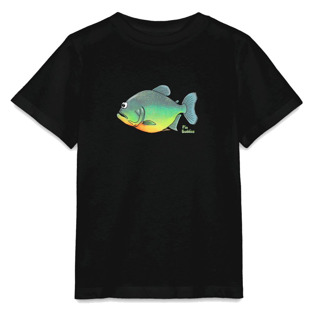 Piranha - Kinder Bio-T-Shirt - Schwarz