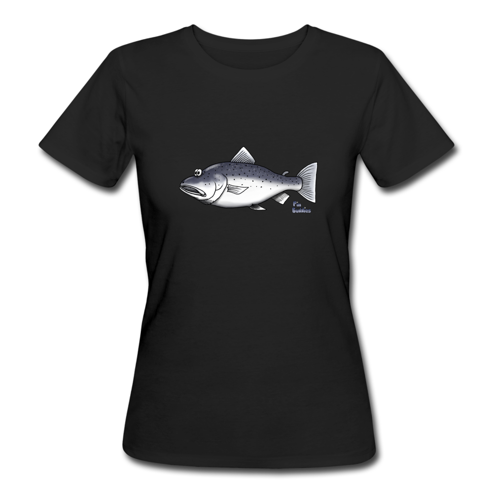 Meerforelle - Frauen Bio-T-Shirt - Schwarz