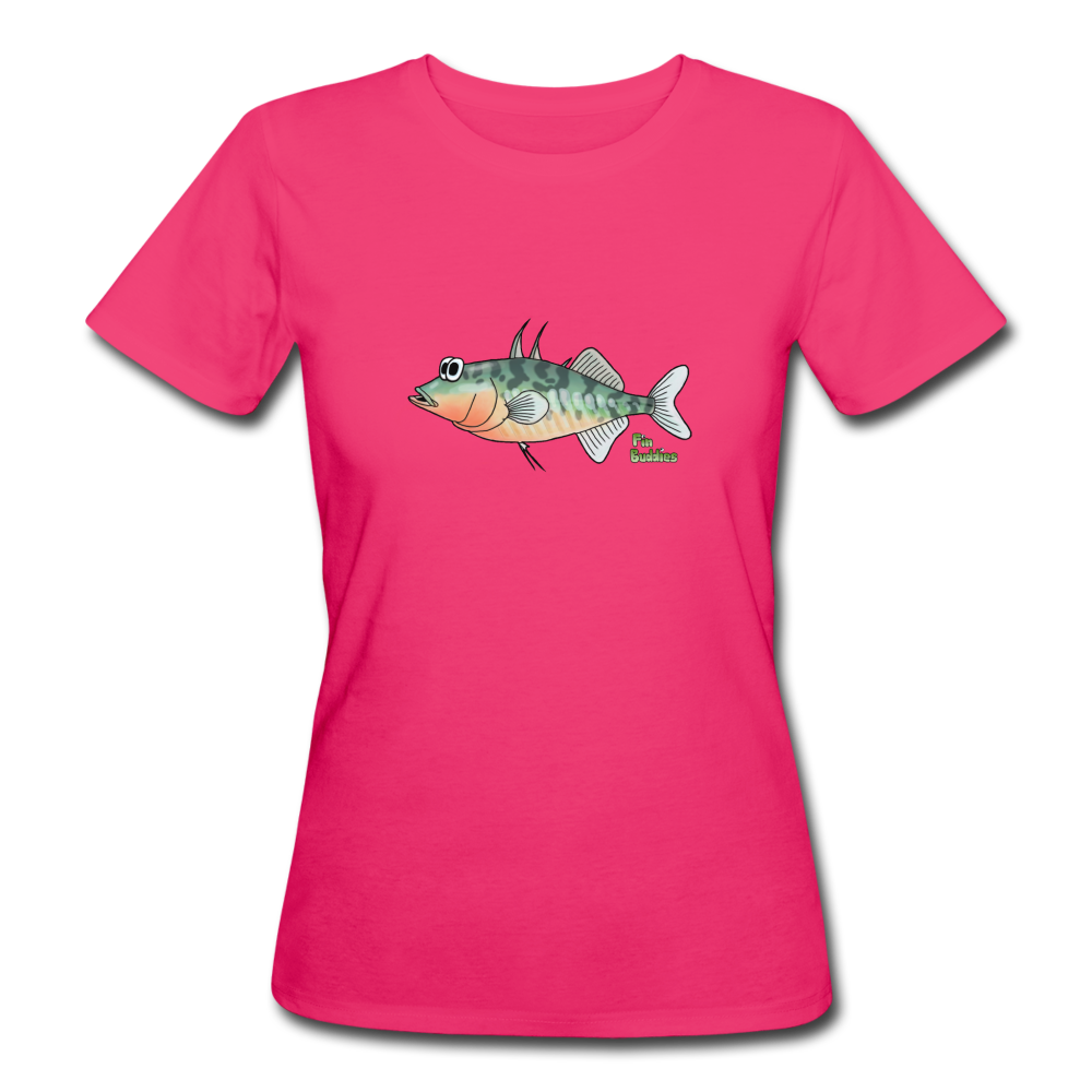 Stichling - Frauen Bio T-Shirt - Neon Pink