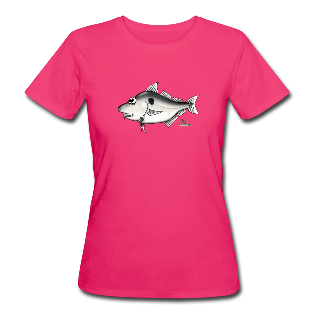 Schellfisch - Frauen Bio-T-Shirt - Neon Pink
