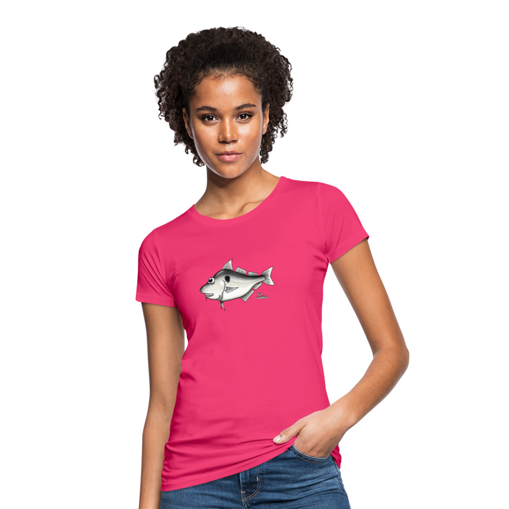 Schellfisch - Frauen Bio-T-Shirt - Neon Pink