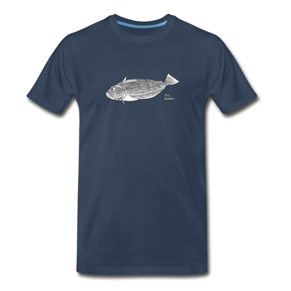Heilbutt - Männer Premium Bio T-Shirt - Navy