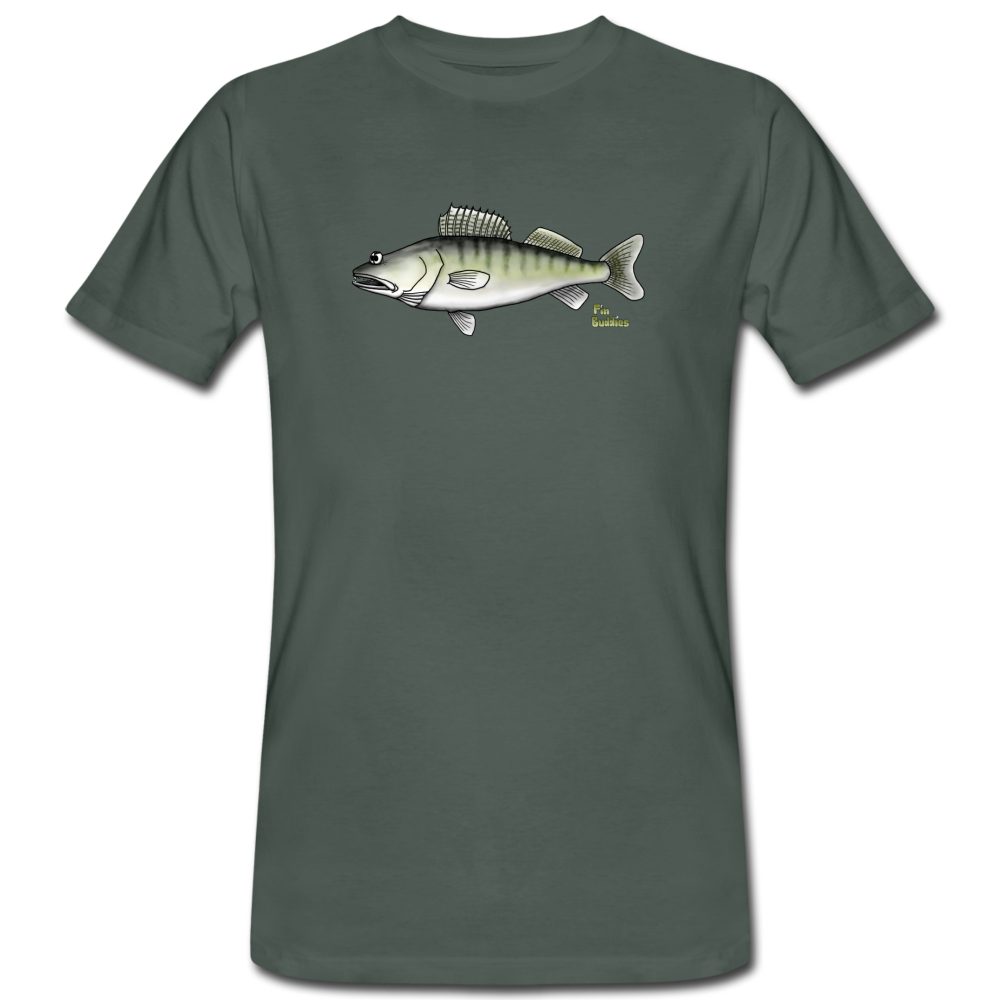 Zander - Männer Bio T-Shirt - Graugrün