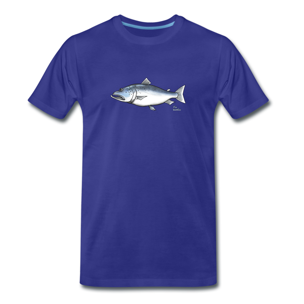 Lachs - Männer Premium Bio-T-Shirt - Königsblau