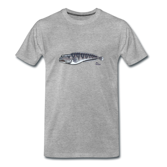 Seewolf - Männer Premium Bio-T-Shirt - Grau meliert