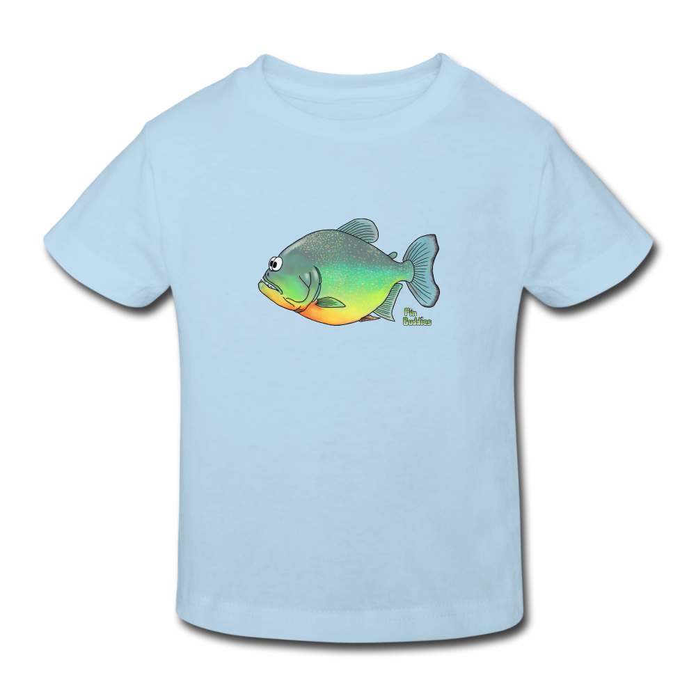 Piranha - Kinder Bio-T-Shirt - Hellblau