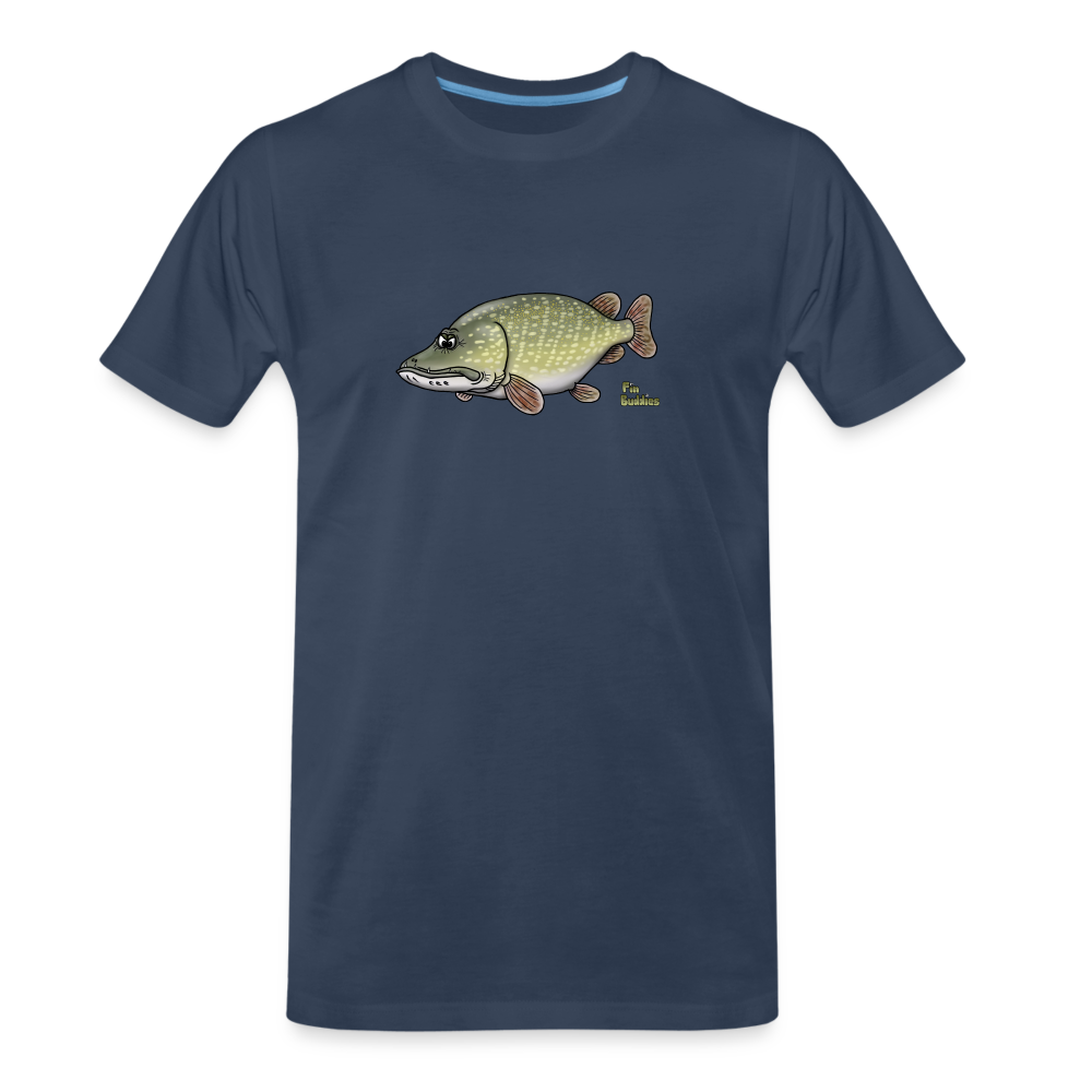 Hechtmutti - Männer Premium Bio T-Shirt - Navy