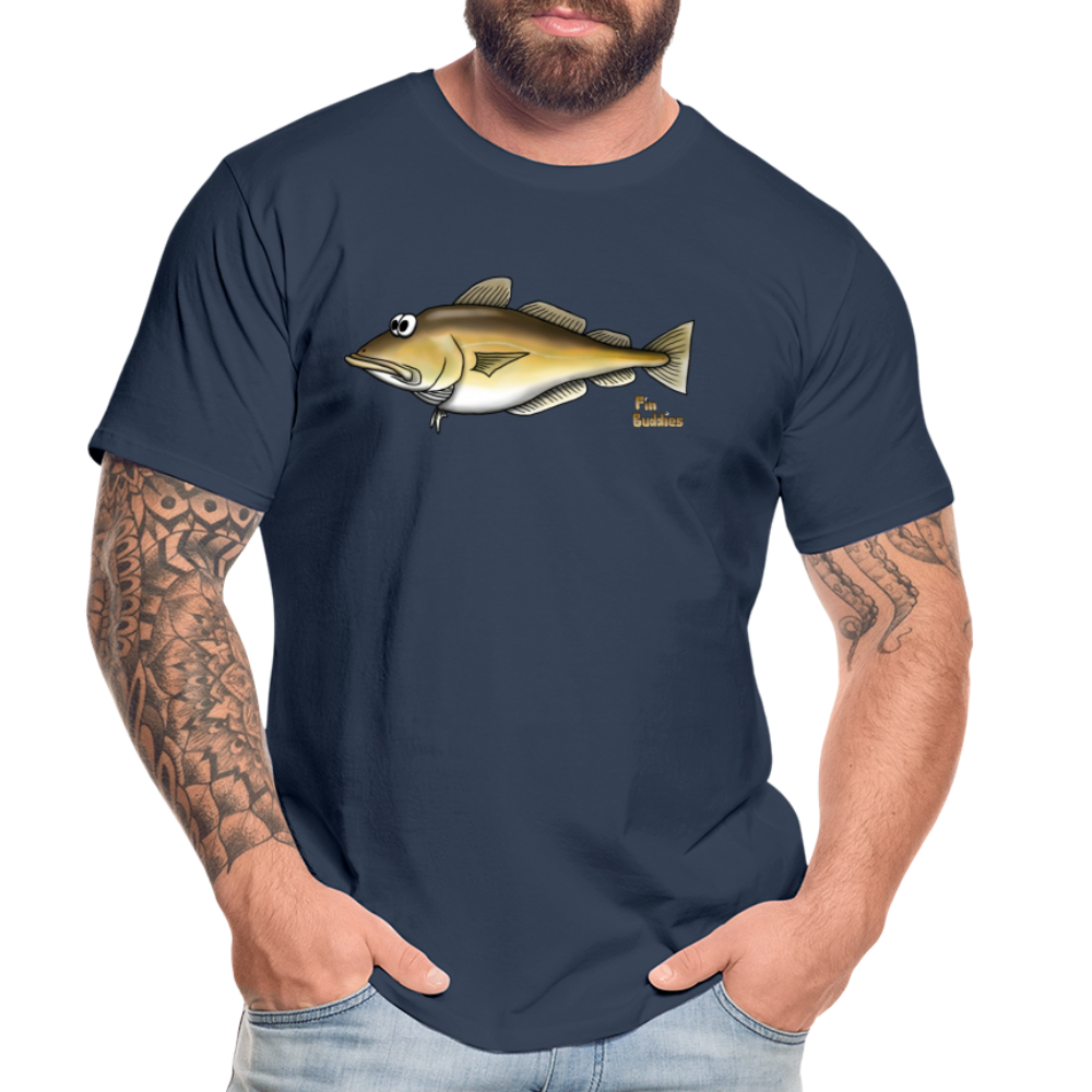 Pollack - Männer Premium Bio T-Shirt - Navy